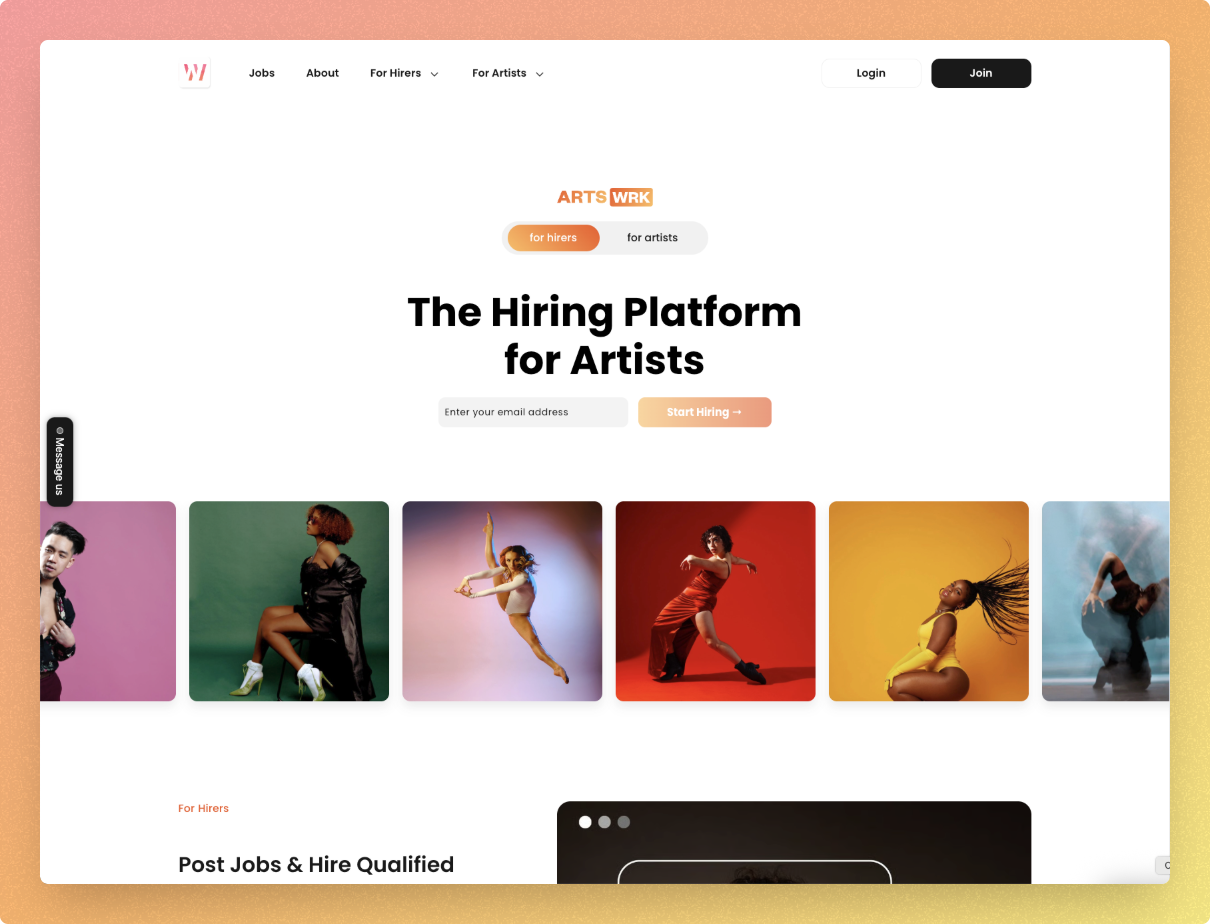 The marketplace connecting brands with creative talent.