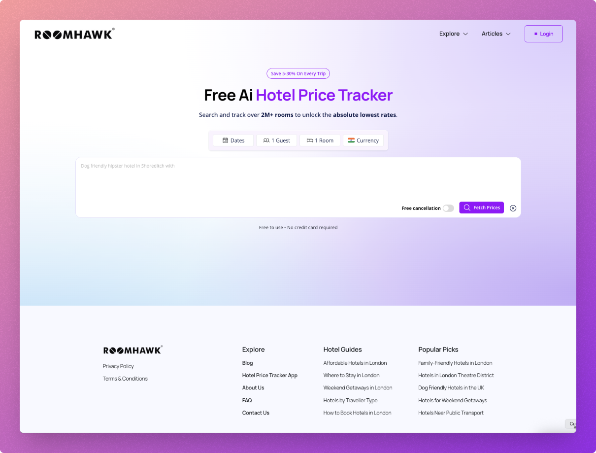 Hotel pricing intelligence, redesigned.